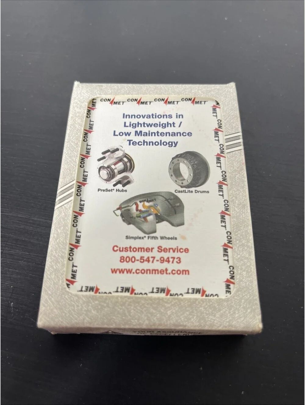 ConMet Limited Edition Promo Liberty Poker Deck Of Cards